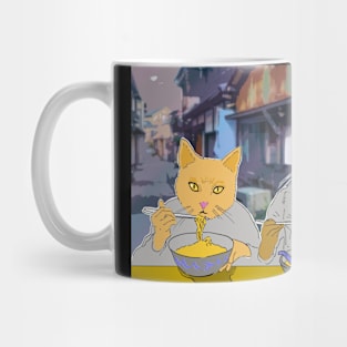 Cat Ramen Parade Mug